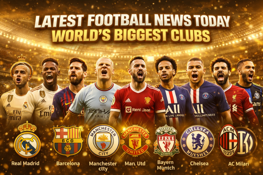 Latest Football News Today – Updates from the World’s Biggest Clubs
