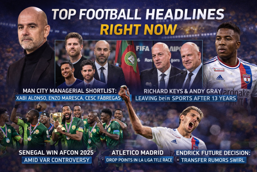 Global Football Roundup: The Latest Headlines Shaping the World of Football