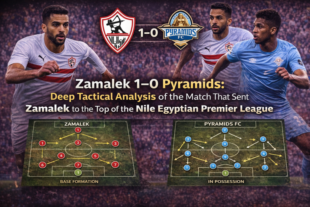 Zamalek 1–0 Pyramids: The Night the White Knights Took Control of the Nile Egyptian Premier League