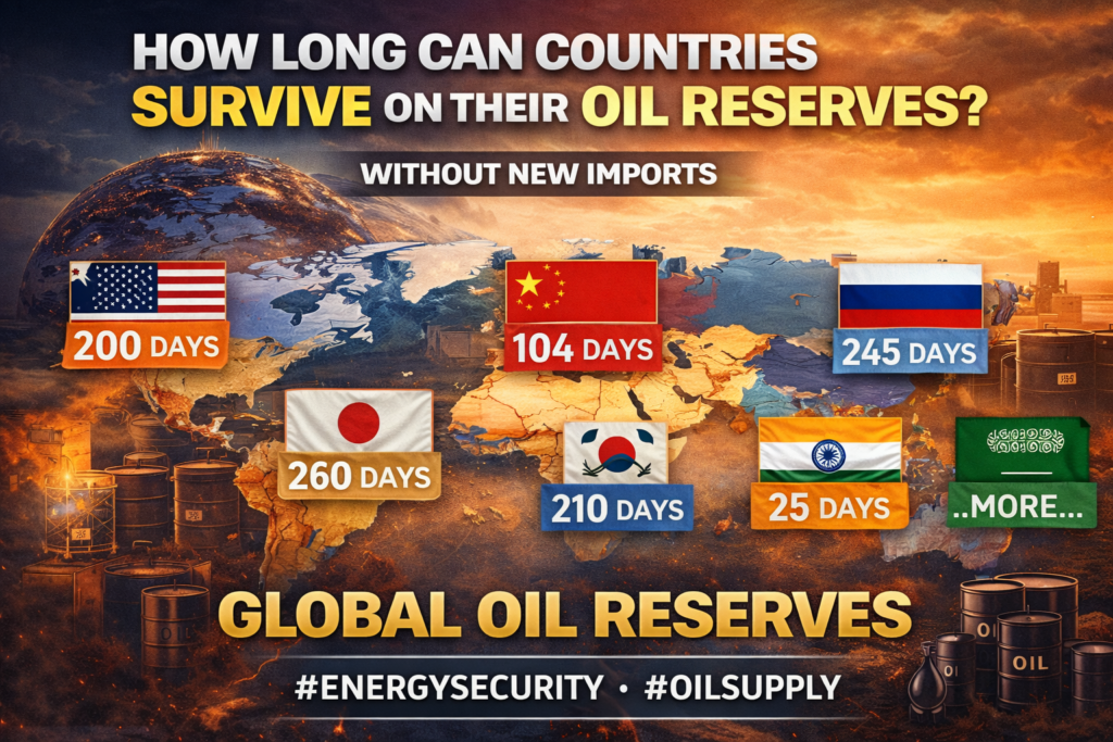 Global Oil Reserves and Energy Security: How Long Can the World Survive Without New Oil?