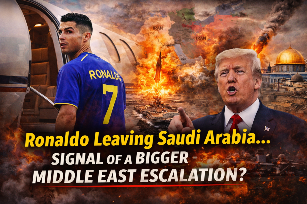 Cristiano Ronaldo Leaves Riyadh Amid Gulf Airspace Closures: Coincidence or Signal of a Bigger Middle East Escalation?