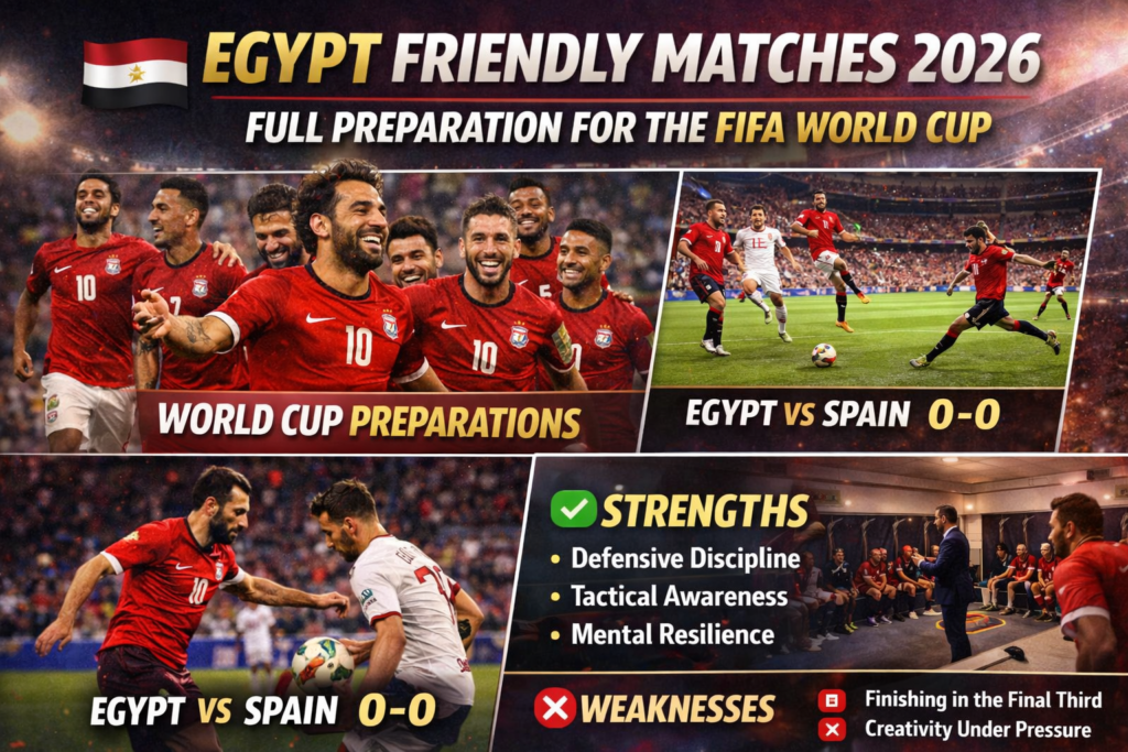 Egypt National Team Friendly Matches 2026: Full Preparation Journey Ahead of the FIFA World Cup